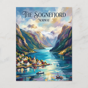 Sognefjord Norwegen Postkarte