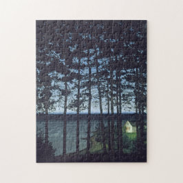 Sohlberg Fishermans Hütte Landschaftsbild Malerei