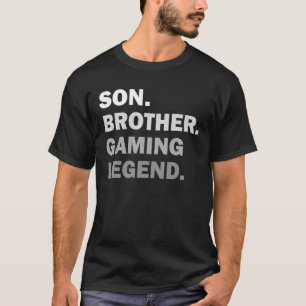 Sohn Bruder Gaming-Legende Lustiges Weihnachten Te T-Shirt