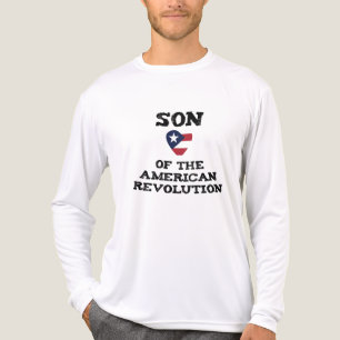 Sohn der amerikanischen Revolution Patriot Herzfla Tri-Blend Shirt