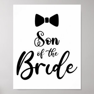 Sohn der Braut Hochzeitsfeier Sohn des G Poster