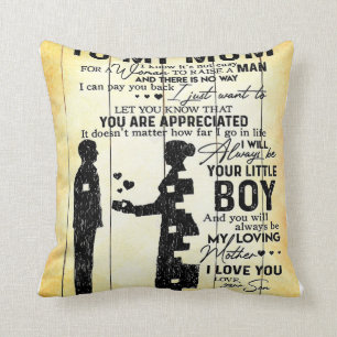 Sohn der Mama, Geschenk für meine Mama, Geschenki Kissen