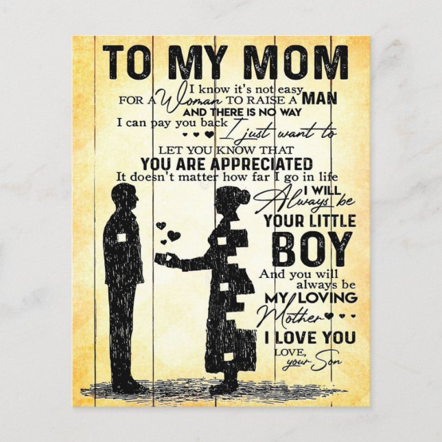 Sohn der Mama, Geschenk für meine Mama, Geschenkid Flyer (Vorne)