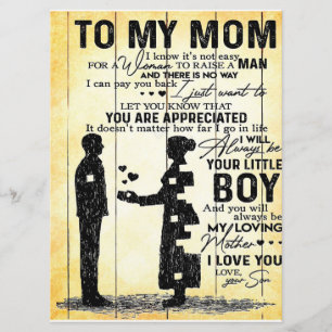 Sohn der Mama, Geschenk für meine Mama, Geschenkid Menükarte