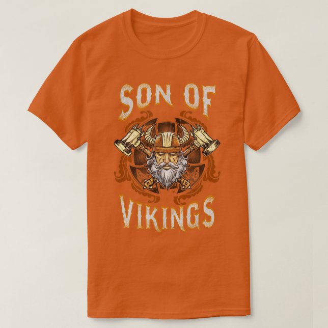 Sohn der Wikinger T-Shirt (Design vorne)