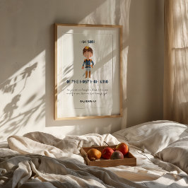 Sohn des King Christlich Baby Print Poster