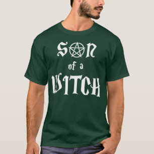 Sohn einer Hexe mit Pentagram T-Shirt