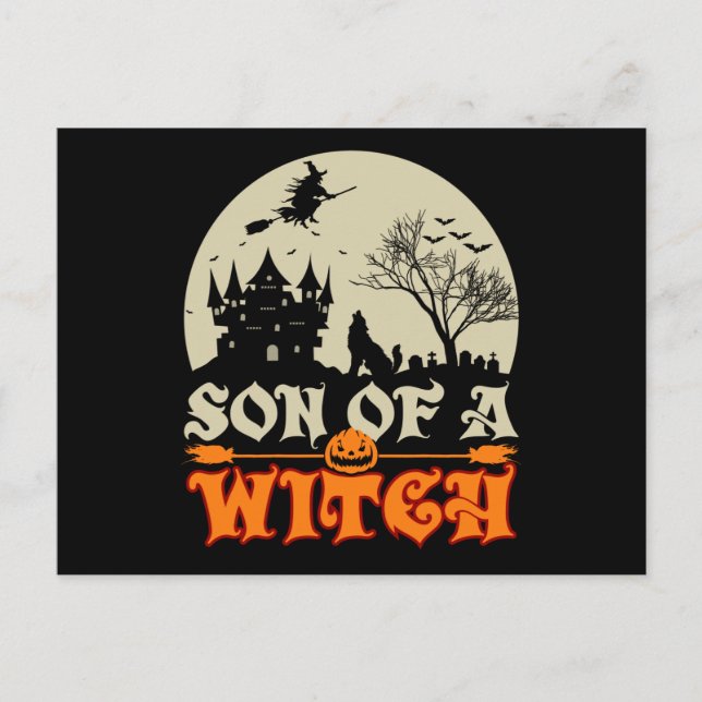 Sohn einer Hexe Postkarte (Vorderseite)
