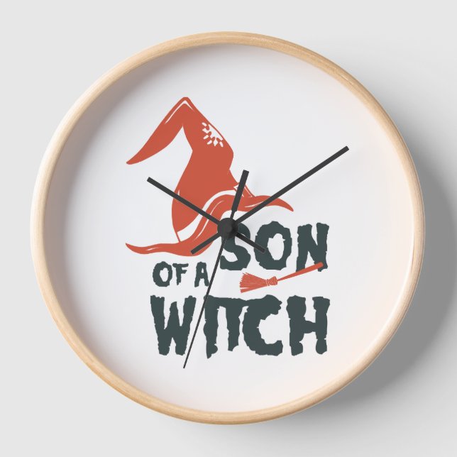 Sohn einer Hexe Uhr (Vorderseite)