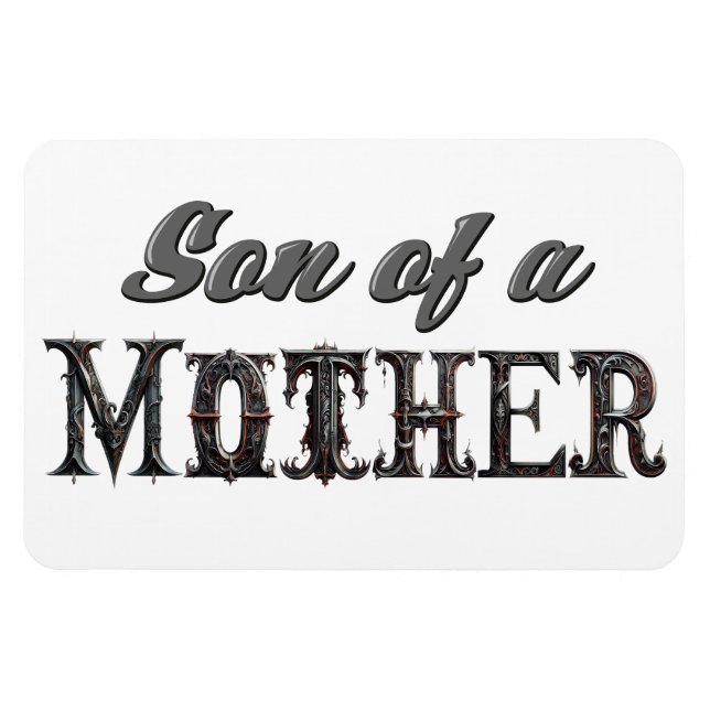 Sohn einer Mutter Flex Magnet (Horizontal)