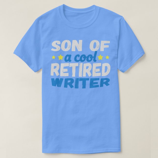 Sohn eines Coolen Schriftstellers T-Shirt (Design vorne)