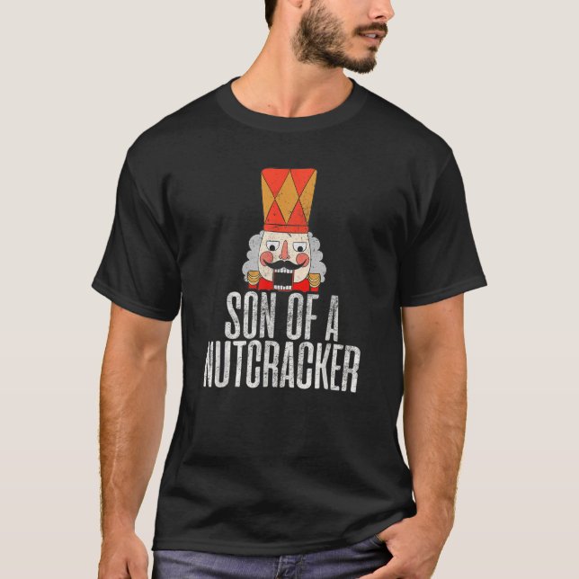 Sohn eines Nutcracker Funny Christmas Deez Nuts Xm T-Shirt (Vorderseite)