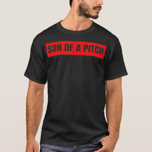 Sohn eines Pitchers für das Marketing-Startup-Pers T-Shirt