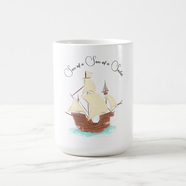 Sohn eines Sohnes eines Seefahrers Kaffeetasse (Mittel)