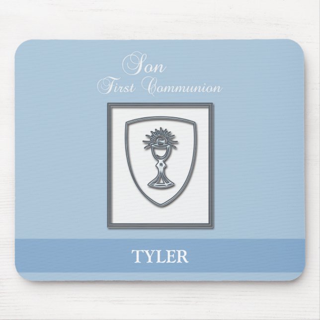 Sohn, Erste Kommune Silver Chalice Mousepad (Vorne)