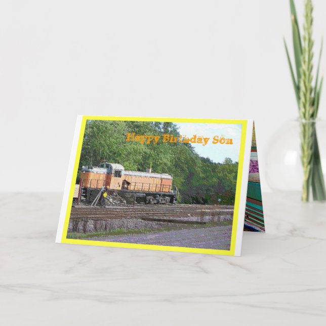 Sohn-Geburtstagskarte Karte (Vorderseite)