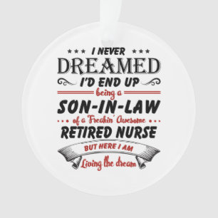 Sohn im Gesetz der Phantastischen Krankenschwester Ornament
