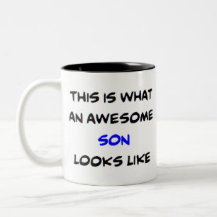 Sohn, phantastisch zweifarbige tasse