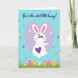 Sohn Purple Heart Muster Karte