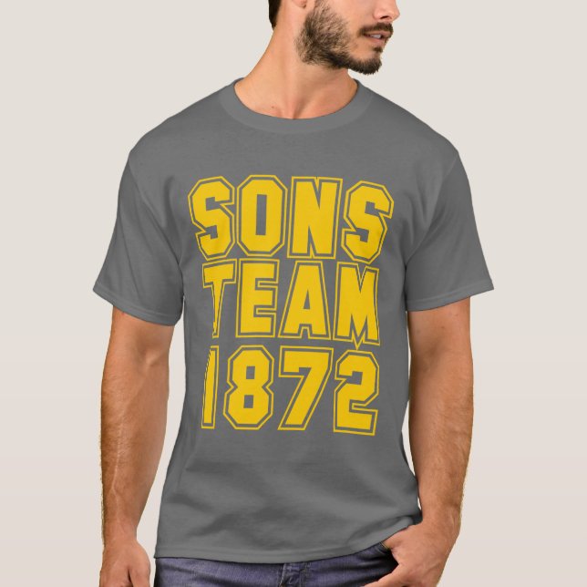 Sohn-Team - dunkelgrau T-Shirt (Vorderseite)