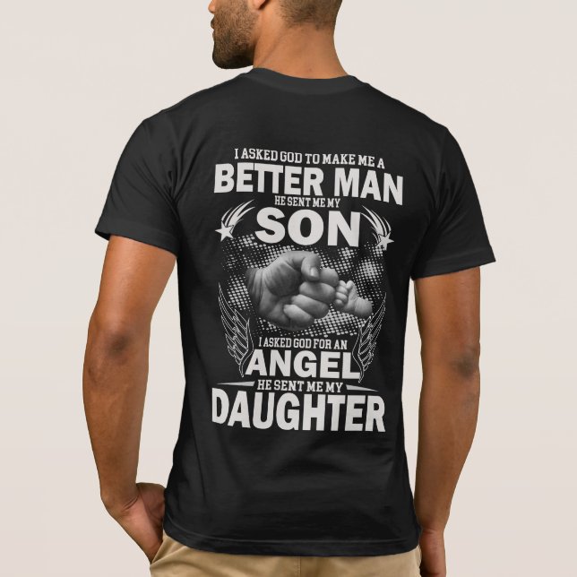SOHN UND TOCHTER T-Shirt (Rückseite)