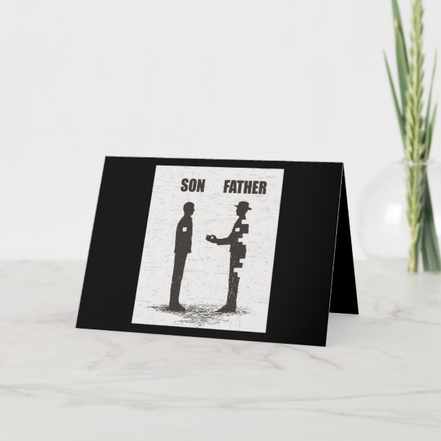 Sohn und Vater Karte (Vorderseite)