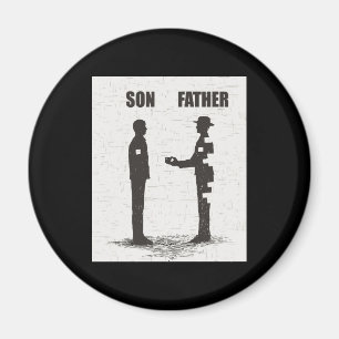 Sohn und Vater Magnet