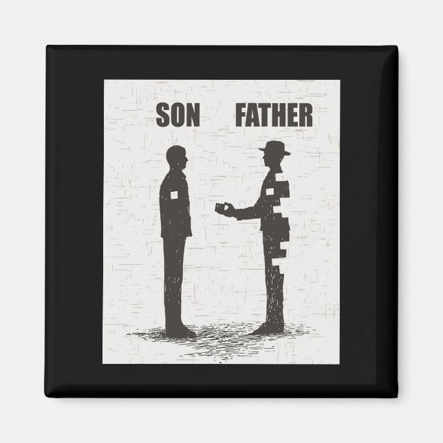 Sohn und Vater Magnet (Vorne)