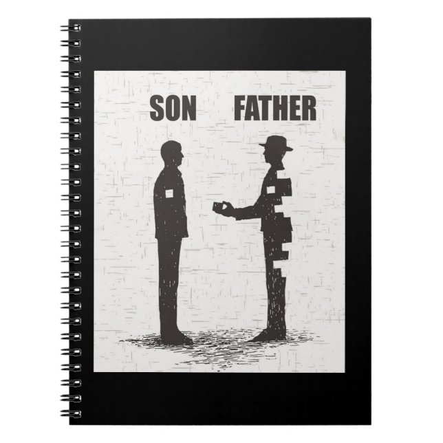 Sohn und Vater Notizblock (Vorderseite)