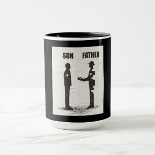 Sohn und Vater Tasse