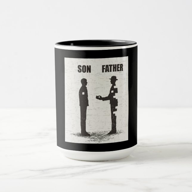 Sohn und Vater Tasse (Zentrum)