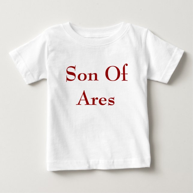 Sohn von Ares Baby Shirt (Vorderseite)
