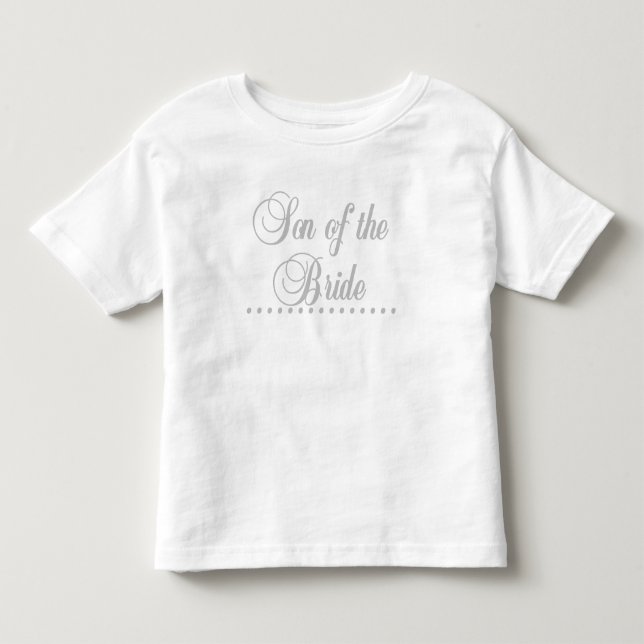 Sohn von Bride Gray Elegance Kleinkind T-shirt (Vorderseite)
