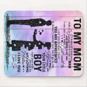 Sohn zur Mama meiner Mama Bestes Geschenk für di Mousepad