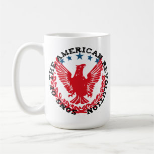 Söhne der American Revolution Patriot Eagle Star Kaffeetasse