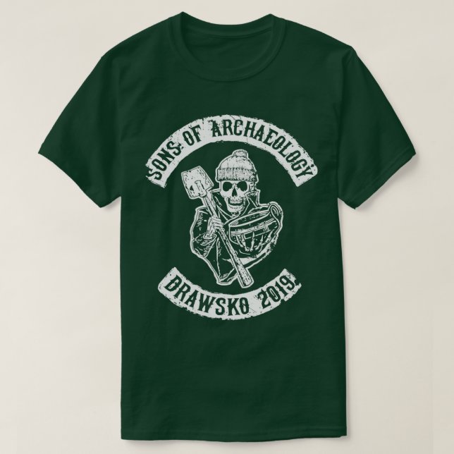 Söhne der Archäologie Drawsko 2019 Charter Front p T-Shirt (Design vorne)