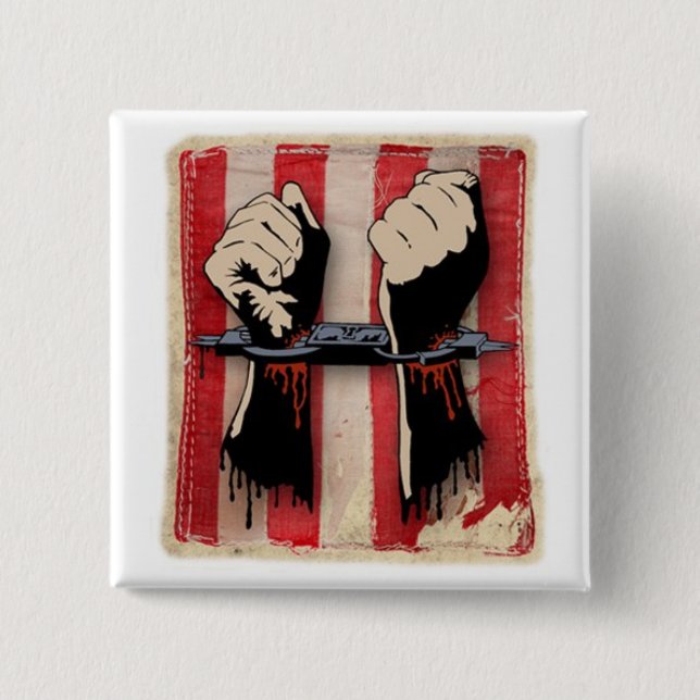 Söhne der Freiheit SHACKLES Knopf Button (Vorderseite)