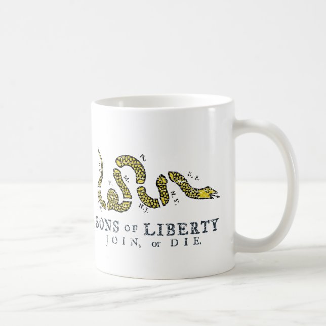 Söhne der Freiheits-Tasse Kaffeetasse (Rechts)