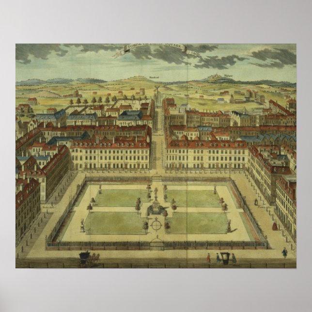 Soho oder King's Square für 'Stow's Survey of Lond Poster (Vorne)