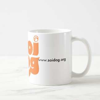 Soi Hundegrundlagen-Logo-Orange Kaffeetasse
