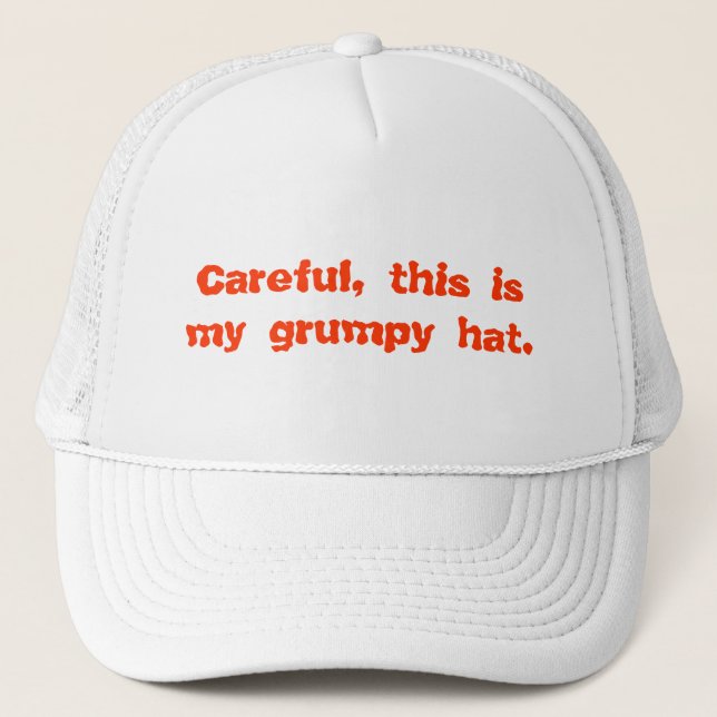 Soigneux, c'est mon casquette grincheux (Devant)