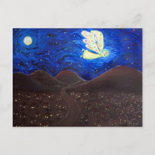 Soin de l'âme Ange Art Peinture Carte postale