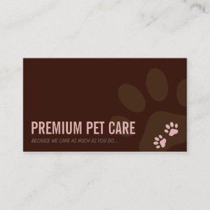 Soin des animaux familiers PROFESSIONNEL de CARTE