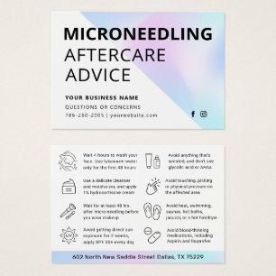 Soins Après Microneedling Pastel Holographique