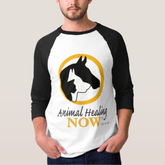 Soins aux animaux maintenant T-shirt Raglan 3/4 ma