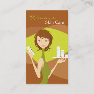 Soins de la peau Vecteur de soins du visage Carte 