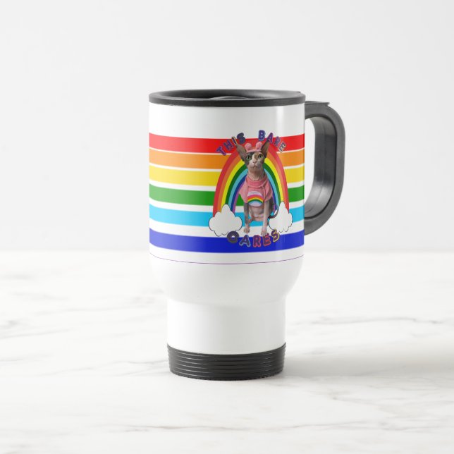 Soins Nare Fierté Rainbow Coffee Mug (Devant droit)