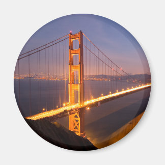 "Soirée à Golden Gate Bridge" magnets