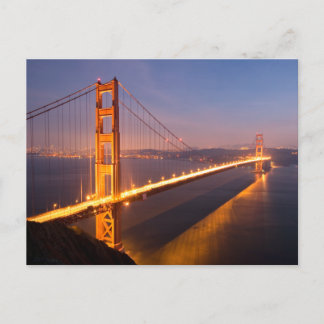 Soirée à la carte postale Golden Gate Bridge