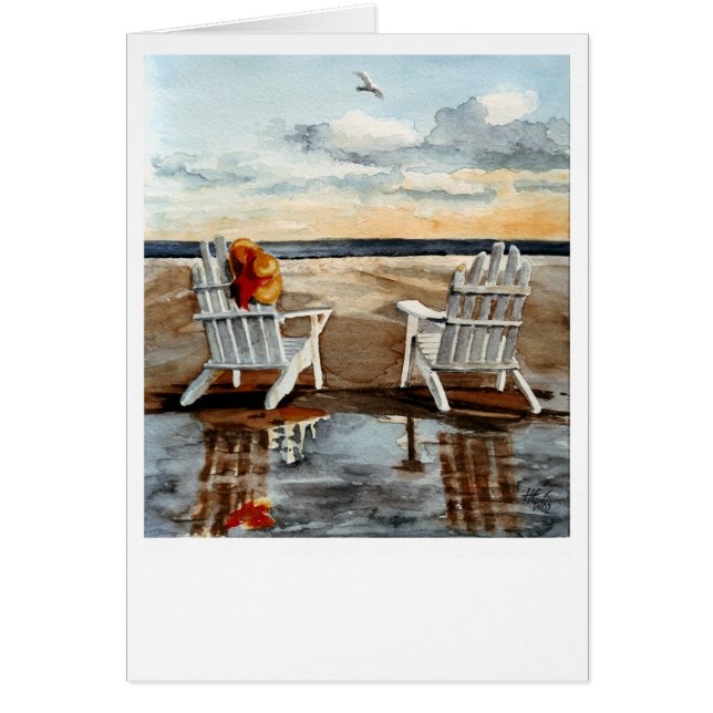 Soirée à la plage (Devant)